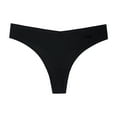 thumbnail image 4 of Aloohaidyvio Underwear for Women,3PCS Womens Cotton Thong Panties Sexy V Waist Female Underpants,Underwear Women Pack XL, 4 of 5