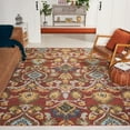 thumbnail image 2 of SAFAVIEH Blossom Lennon Floral Wool Area Rug, Red/Multi, 8' x 10', 2 of 8