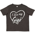 thumbnail image 3 of Inktastic I Love My Gigi in White Chalk Heart Boys or Girls Toddler T-Shirt, 3 of 5