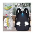thumbnail image 4 of Mochila De Viaje Para Portátil Escolar NEGRO, 4 of 5