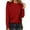 Red, variant on Arlun Women's Crewneck Long Sleeve T-Shirts Lightweight Basic Shirt Solid Color Soft Comfortable Casual Tops for Women's Fashionable and Daily Wear Yellow XL
