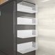 thumbnail image 5 of Estante de almacenamiento con succión magnética para refrigerador de cocina, bolsa de papel fresco, herramienta para pañuelos, sin perforaciones, costura lateral, estante de almacenamiento con film tr, 5 of 5