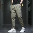thumbnail image 3 of Pantalones de hombre ajustados, estilo harén, de verano, holgados, estilo punk, ropa vintage para hombre, oferta, pantalones casuales de diseñador baratos de talla grande para hombre, 3 of 5