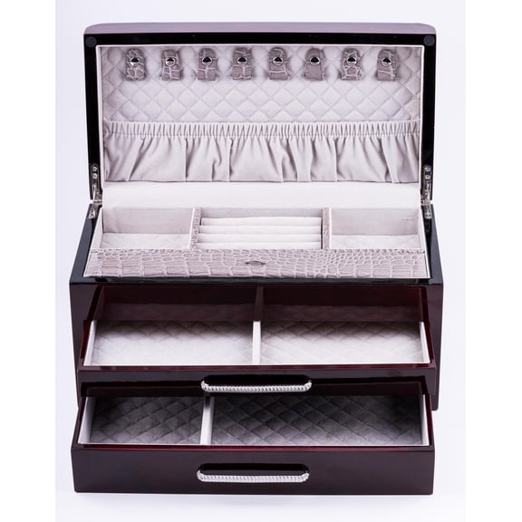 Vintage Jewelry Box Anti Tarnish Protection Lacquer Finish