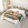 thumbnail image 3 of Erosebridal Camp Life Quilt King, Cartoon Dragonfly King Coverlet Set for Men and Women, 3pcs, 3 of 7