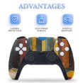 thumbnail image 4 of Skin Sticker for PS5 Slim Standard PS5 Pro Disc Digital Edition Console and Controllers Decals for Playstation 5 (Plate,PS5 Slim Disc Edition), 4 of 5