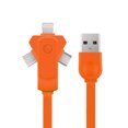 thumbnail image 1 of Cable de carga rápido giratorio 3 en 1 Cable de sincronización de datos para teléfono móvil, 1 of 8