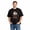 Black-92, variant on Women's Cotton T-Shirt, Sunflower Cat Cute Graphic Crew Neck Short Sleeve Tee for Spring Casual Wear
