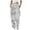 White, variant on Sexlip Womens High Waist Multi Pocket Loose Cargo Wide Leg Denim Pants Durable Functional Outdoor Hiking Outfit Green L