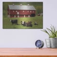 thumbnail image 4 of Luxe Metal Art 'Red Barn' by Lori Deiter, Metal Wall Art, 16"x12", 4 of 9