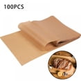 thumbnail image 2 of Parchment Paper - 8 X 12 Inch 100 Sheets No Curl, No Tear, No Burn Baking Paper - Precut Parchment For Baking Unbleached Parchment Cookie Paper Baking Paper, 2 of 7