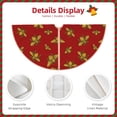 thumbnail image 3 of Bingfone Christmas Tree Skirt Mat Christmas Decoration Interior 48" -Hohey Bee Golden, 3 of 6