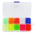 thumbnail image 2 of Fishing Beads Assorted Set 1000pcs 5mm Round Float Glow Fishing Rig Beads Fishing Tackle, 2 of 4