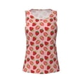 thumbnail image 4 of Lsque Strawberries Printed Workout Tank Tops for Women, Athletic Sports Tank Tops, Compression Sleeveless Dry Fit Shirts,Sleeveless Yoga Shirt-X-Large, 4 of 9