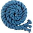 thumbnail image 1 of Yazoeia 5.46 Yards Natural Twisted Cotton Rope, Macrame Cord Natural Cotton Rope, 3 Strand Solid Colors Braided Cotton String for Craft Knitting Thread Wall Hanging and DIY Crafts, 20mm, 1 of 7