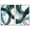 Silver Frame, variant on Teal Swirl Canvas Print Abstract Art Set By Art Remedy, Gallery Wrapped, 20 x 30