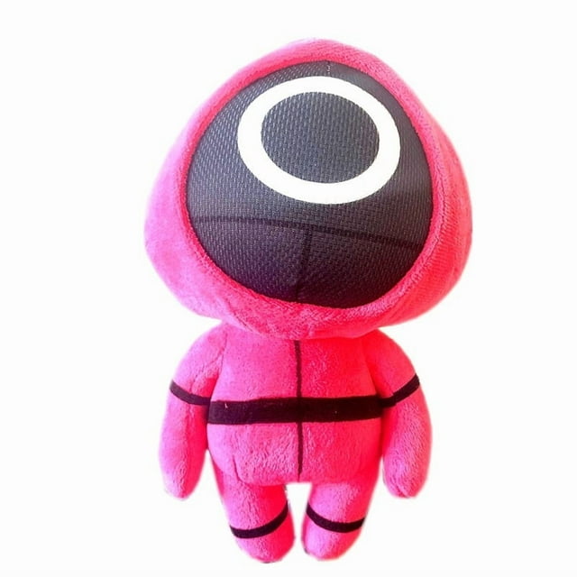 Peluche de Calamar, Colección Popular de Calamar 2021, Muñecos de Peluche, Recuerdos, Regalos de Halloween o Cumpleaños, Perfectos para Niños (Rosa Roja, Redonda)