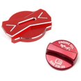 thumbnail image 1 of Tapa de aceite de motor de aleación de aluminio, cubierta de radiador decorativa para Dodoge Charger 2011-2021, accesorios para automóvil, color rojo, 1 of 5