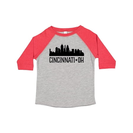 

Inktastic Cincinnati Ohio Skyline City Silhouette Gift Toddler Boy or Toddler Girl T-Shirt