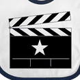 thumbnail image 4 of Inktastic Director Movie Clapboard Boys or Girls Baby Bib, 4 of 4