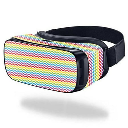 MightySkins SAGEVR-Candy Chevron Skin for Samsung Gear VR Original Cover Wrap Sticker - Candy Chevron