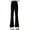 style-08 Black, variant on JUMEYU Jeans for Teens High Waist Girls Flared Jeans Fit Bell Bottoms Casual Elastic Waist Denim Pants Size 12-13 (Light Blue,12-13 Years)
