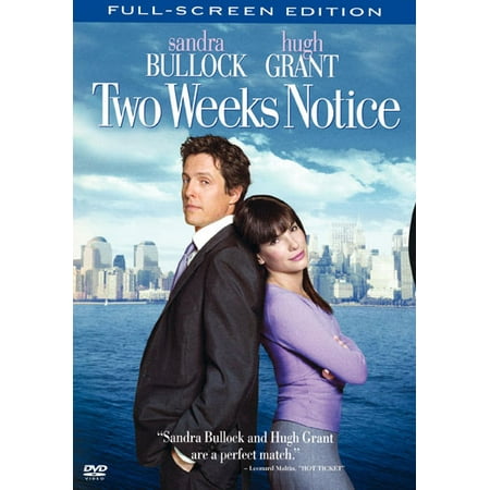Two Weeks Notice Full Frame (DVD) (Best Videos Of The Week)