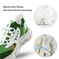 thumbnail image 7 of Green Gold Diamond Modern Art Walking Shoes for Men Woman Lightweight Tennis Fashion Elastic Sports Shoes Cushion Basketball Shoes, 7 of 7