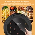 thumbnail image 4 of VUSIGN Air Fryer,5 Qt Glass Air Fryer with Max 410°F, LED Digital Touchscreen,Nonstick & Dishwasher Safe Basket,Black, 4 of 9