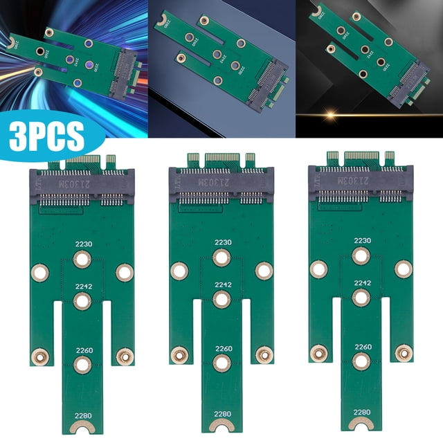 Tarjeta adaptadora M.2 NGFF MSATA Adaptador para 2230-2280 M2 SSD (MSATA a NGFF)