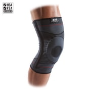 McDavid Knee Compression Knit Sleeve W/ Gel Buttress and Stays, S/M