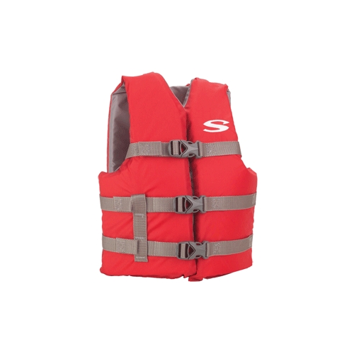 STEARNS 3000004472 Stearns Classic Youth Life Jacket 5090lbs Red