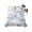 Blue, variant on Blue White Flowers California King Size Flat Sheet, Wrinkleproof & Fadeproof Cooling Flat Bed Sheet Only, Spring Summer Floral Botanical Breathable Soft Bedding Top Sheets 108 x 98 Inches