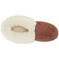 thumbnail image 6 of Old Friend Women's Bootee Slipper Chestnut II/White - 441120-CHS2, 6 of 7