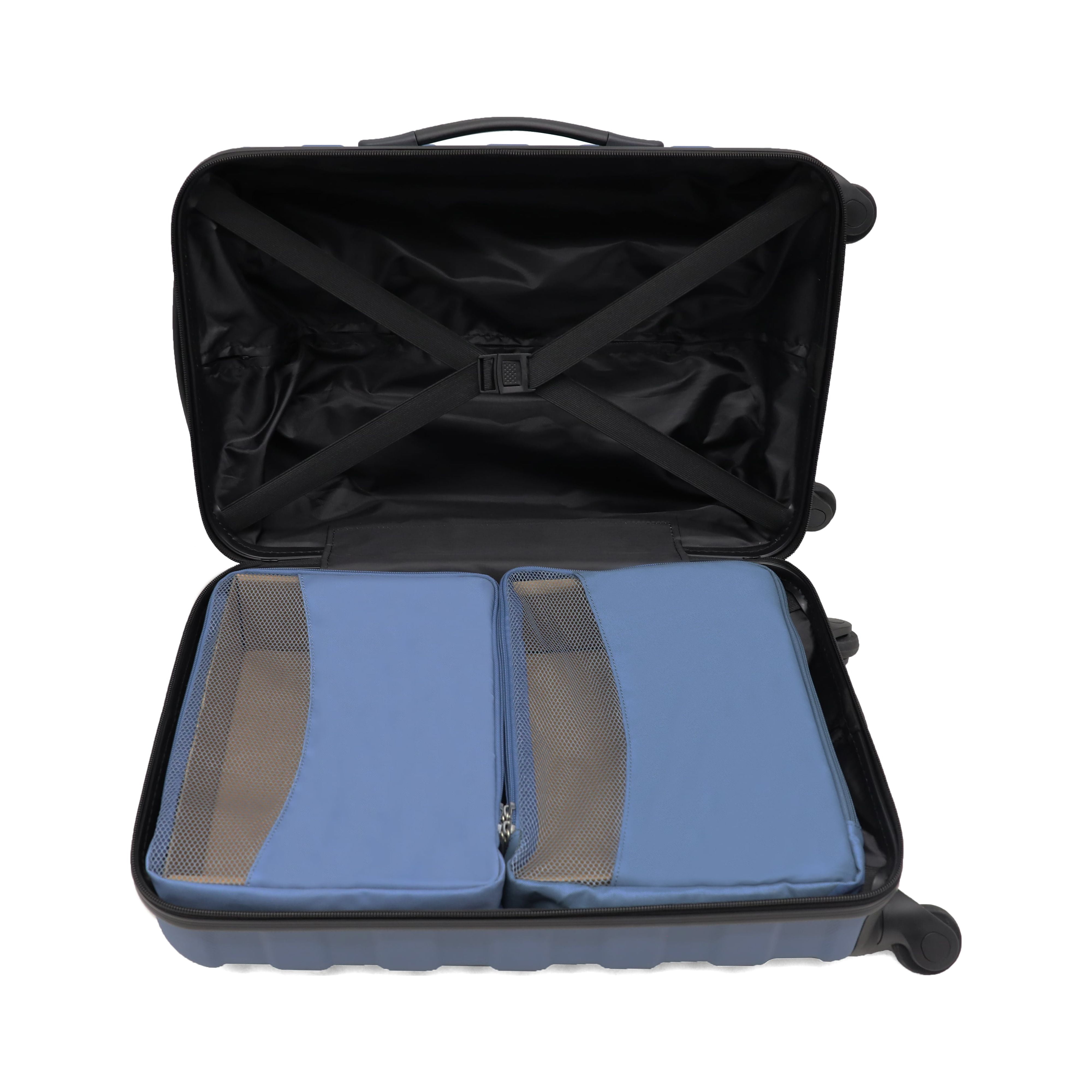 Protege 2 Pack Travel Suitcase Zinc Alloy Luggage Locks with Keys, Blue  Atoll 