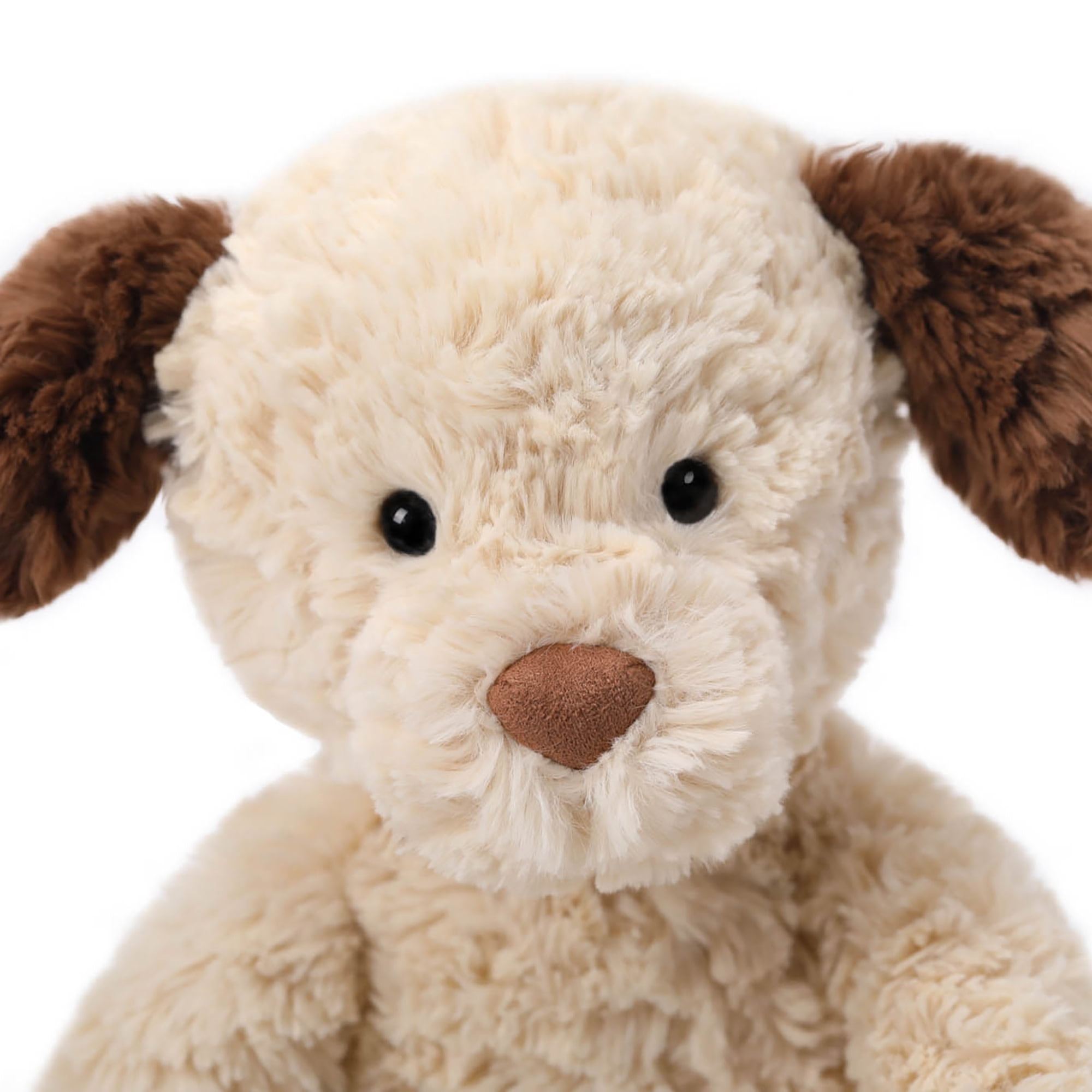 McHugs: Cute Pet Series - Toffee Dog - 9.8" Brown-Cream Stuffed Animal Plush, Soft Weighted Cuddle Toy, Cozy Comfort Play Companion, Baby-Toddler-Kids