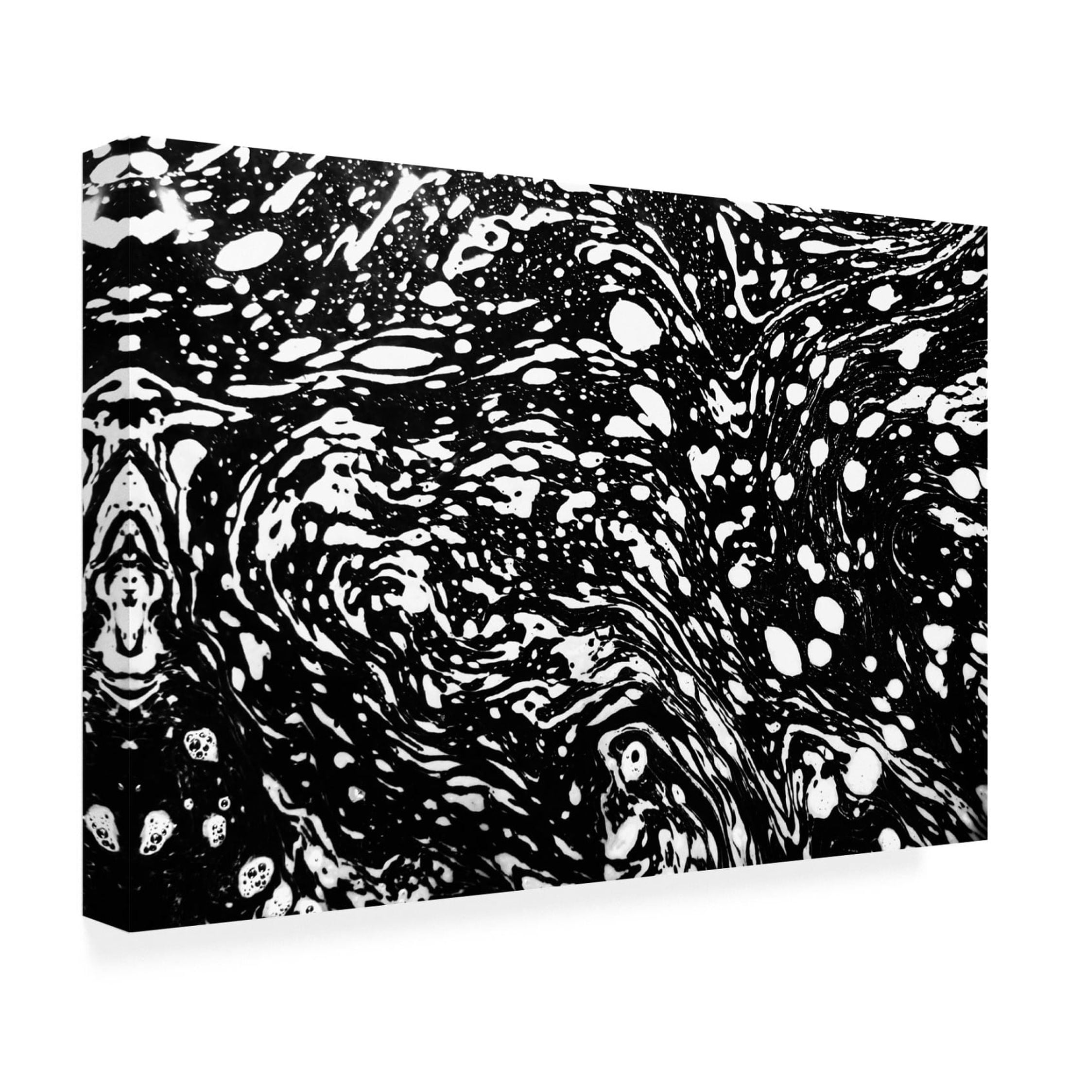 Canvas Wall Art - Joshua Raif 'With The Flow' Wall Art for Living Room, Bedroom, or Office Décor by Trademark Fine Art - 32 x 22 Inches