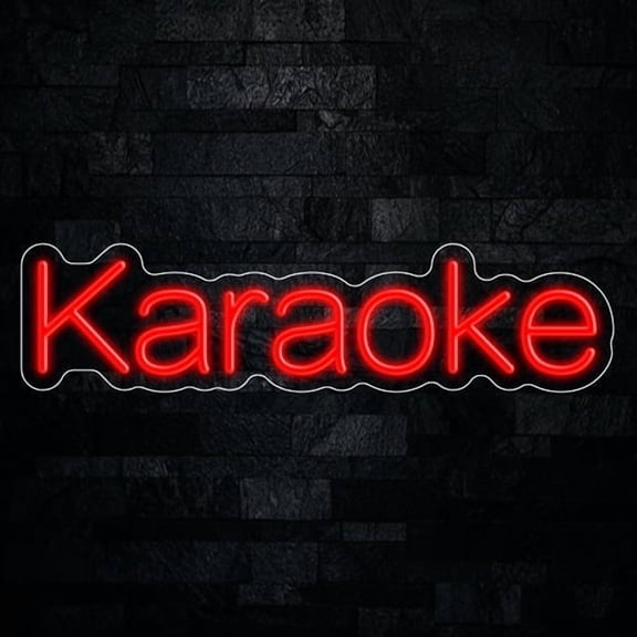 Karaoke LED Neon Sign 24"L x 6"H #33218