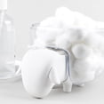 thumbnail image 2 of Organizador de hilo dental y hisopo con tapa - Recipiente de lavabo de lavabo de acrílico transparente, 4,7" x 3,3" x 3,1", 2 of 2