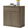 thumbnail image 2 of SICOTAS 34.6" Wide Kitchen Sideboard Buffet Cabinet with Storage,Modern Consle Cabinet Coffee Bar with Fluted Wave Door & Large Drawer Storage Credenza for Living Room, Dining Room,Gray Alder, 2 of 12