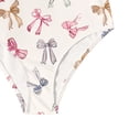 thumbnail image 4 of YunPes Girls Swimsuit One Piece Cute Cherry Bow Print Beach Vacation Bathing Suit for Teens Y2K Quick Dry Summer Swimwear Clothes, 4 of 7