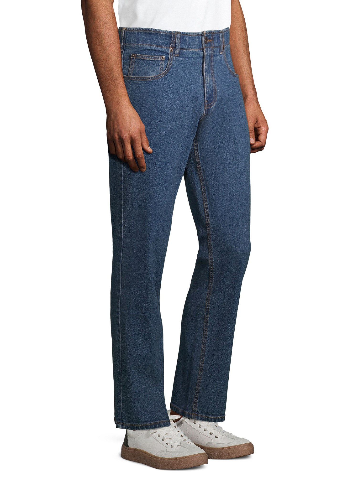 Hollywood Jeans Men's Active Flex Denim Straight Fit Jeans - image 2 of 6