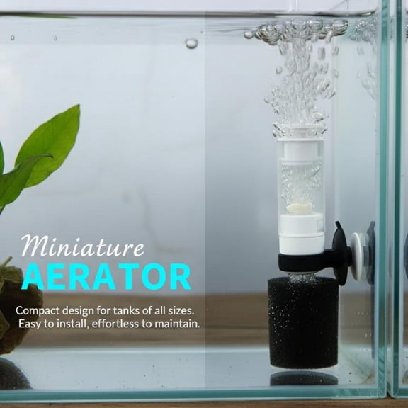 Air Driven Aquarium Sponge Filter Quiet Bio Filtration Foam Filter for Betta Shrimp Nano Fish Tanks Small Aquariums