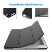 iPad Air 2 Case, SuprJETech® iPad Air 2 Slim-Fit Smart Case Cover for Apple iPad Air 2 (iPad 6) 2014 Model Ultra Slim Lightweight Stand with Smart Cover Auto Wake/Sleep (Black)