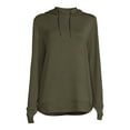 thumbnail image 5 of Athletic Works Women's Athleisure Mock Neck Hoodie, 5 of 5