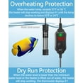 thumbnail image 6 of Aquarium Heater,25W Small Submersible Fish Tank Heater Super Short Aquarium Heater for up to 1 Gallon Tanks Small Betta Aquarium Heater with Digital Display Controller Adjustable Temperature, 6 of 7