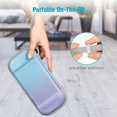 thumbnail image 3 of Fintie Slim Carry Case for Nintendo Switch OLED Model 2021/Switch 2017 - [Slim Fit] Shockproof Protective Travel Storage Bag w/10 Game Cartridges, Evening Ombre, 3 of 8