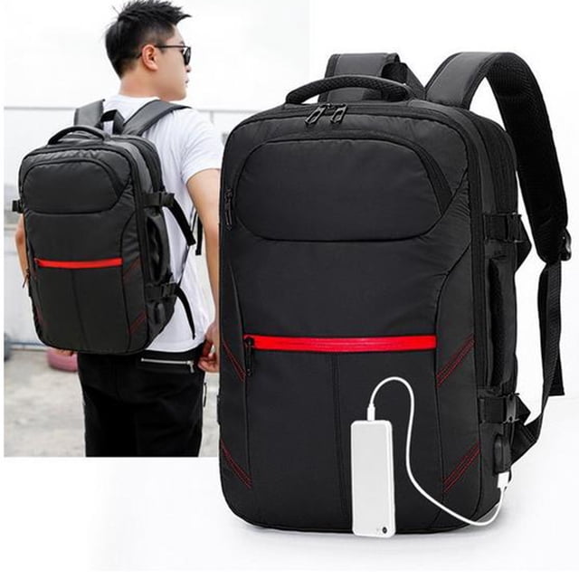 SMihono Closet Organizers and Storage for Clothes Multifunctional Business Backpack Men's Large Capacity Usb Charging Computer Bag Storage Trunks and Bag