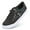 Dark Gray, variant on Women Sneakers Low Top Canvas Flats Slip On Lace up Shoes Fashion Zipper Decor Walking Running Shoes Size 6-10,White