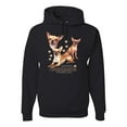 thumbnail image 2 of Wild Bobby, If It's Not a Chihuahua It's Just a Dog Gift, Unisex Graphic Hoodie Sweatshirt, Black, Small, 2 of 4
